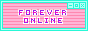 pastel button with the words forever online on it