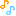 pastel icon of two musical notes