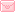 pink pixel icon of an envelope